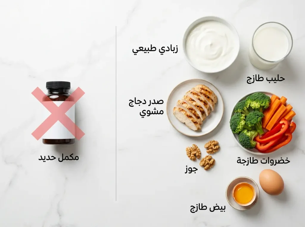 أطعمة مناسبة للأطفال المصابين بمتلازمة دياموند بلاكفان مع الإشارة إلى تجنب مكملات الحديد