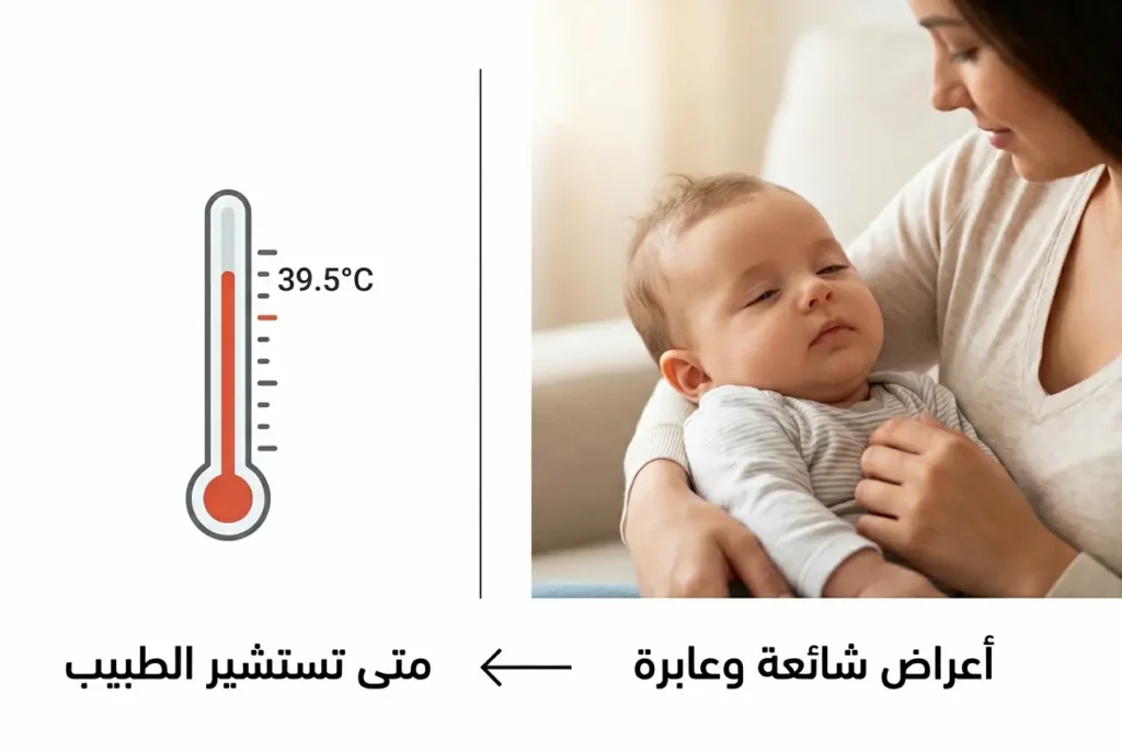 صورة طبية توضح الآثار الجانبية الشائعة للقاح شلل الأطفال الفموي والأعراض التي تستدعي مراجعة الطبيب
