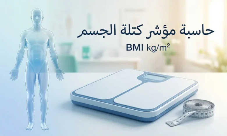 حاسبة مؤشر كتلة الجسم BMI الطبية الدقيقة لحساب الوزن المثالي