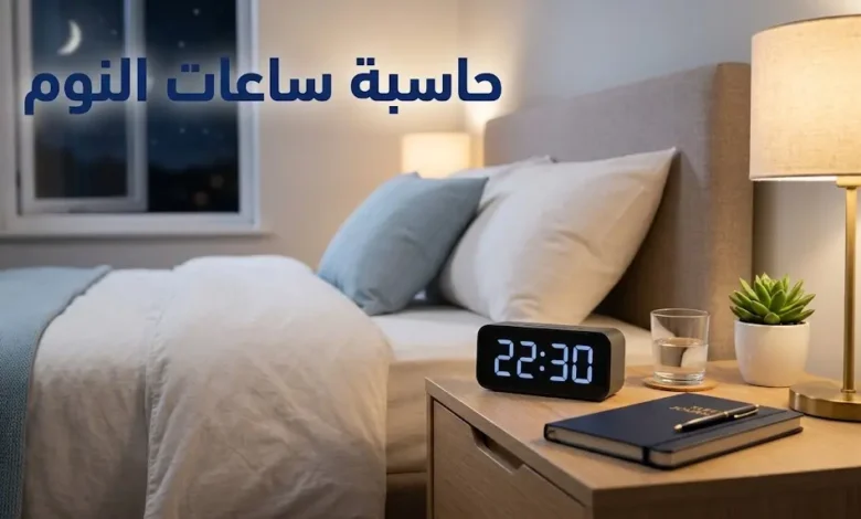 حاسبة ساعات النوم المثالية لتحديد أفضل وقت للنوم والاستيقاظ